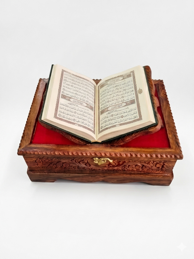 Premium Wooden Quran Box