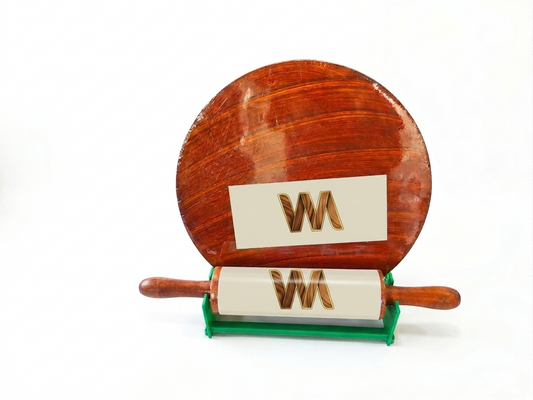 Premium Wooden Roti Maker Set